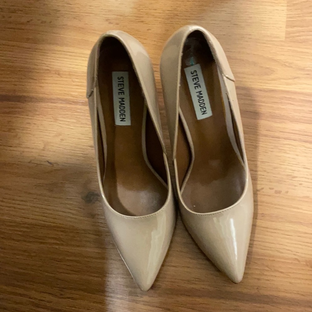 Nude high heels